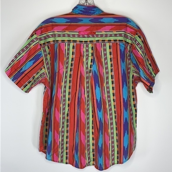 Vintage Sudden Impact Short Sleeve Button Up Shirt Size Medium - Picture 2 of 4